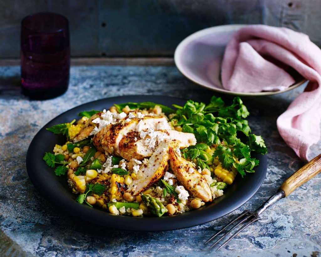 Moroccan Style Warm Chicken Salad